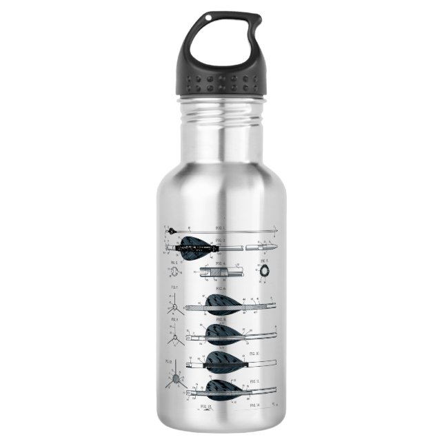 Botella De Agua Flecha de definición de tiro al arco (Anverso)