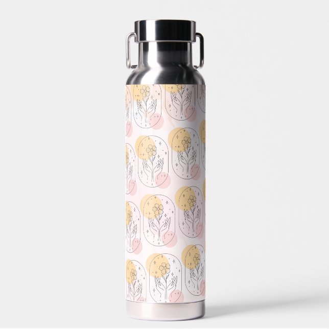 Botella De Agua Flor (Delantero)