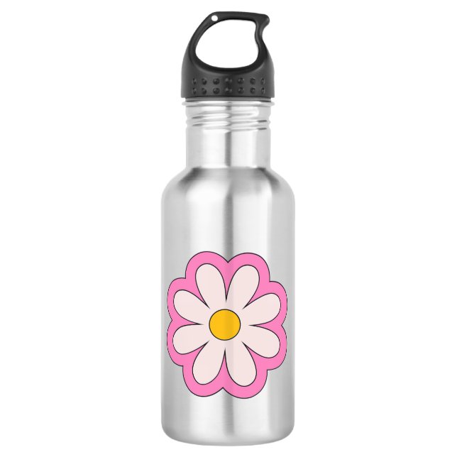 Botella De Agua Flor (Anverso)