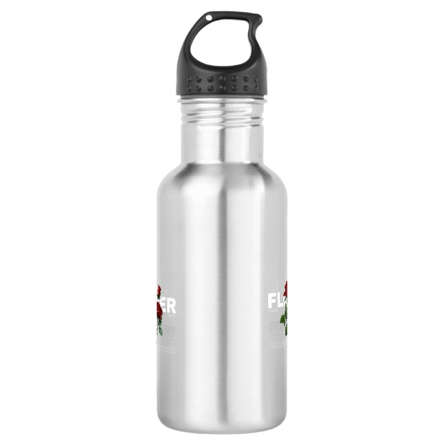 Botella De Agua flor (Anverso)