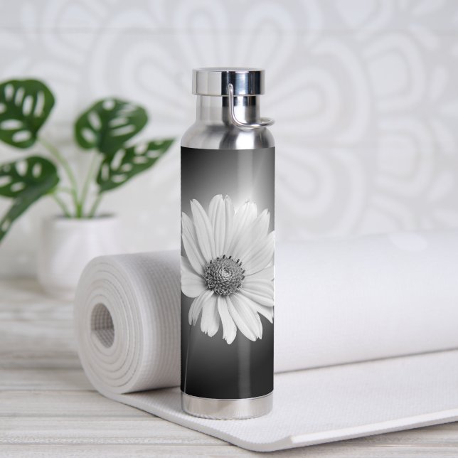 Botella De Agua Flor Cosmos iluminada (Yoga)