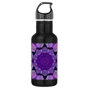 Botella De Agua Flor de Apofisis Kaleidoscope I
