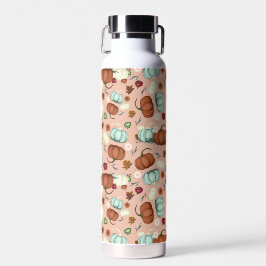 Botella De Agua Flor de calabaza de otoño