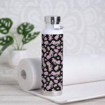 Flor de cerezo rosa elegante acuarela floral