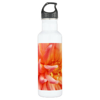 Botella De Agua Flor de Dahlia deslumbrante