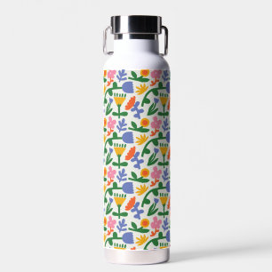 Botella De Agua Flor de diversión de primavera