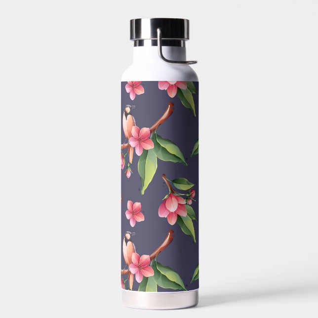 Botella De Agua Flor de flores de cerezo (Izquierdo)