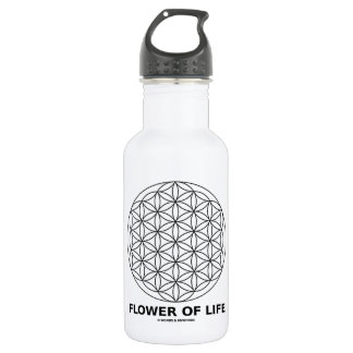 Botella De Agua Flor de la vida (geometría sagrada)