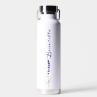 Flor de lavanda con nombre personalizado