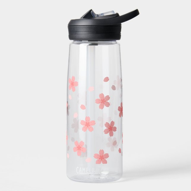 Botella De Agua Flor de Pétalo de Cerezo Sakura (Izquierdo)