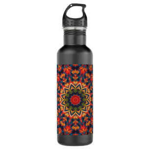 Botella De Agua Flor de Psychedlic