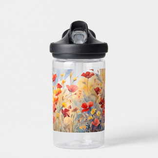 Botella De Agua flor floral