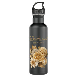 Botella De Agua Flor neutra Bouquet-Bridesmaid-