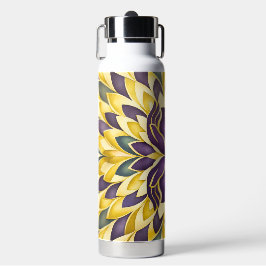 Botella De Agua Flor Real Prisma