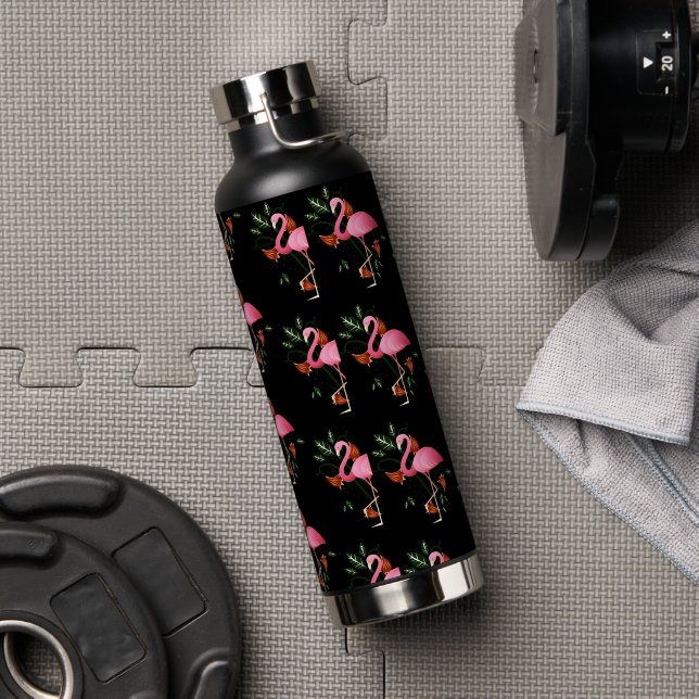 Botella De Agua Flor rosa de verano de primavera (Gimnasio)