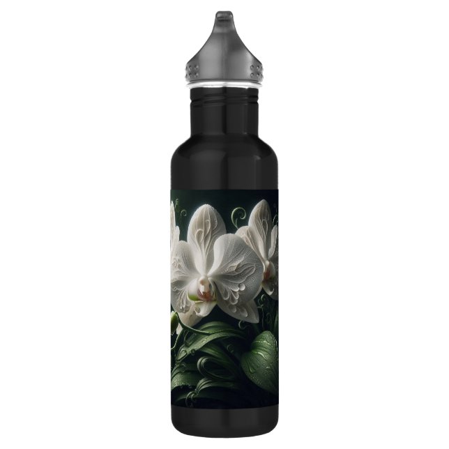 Botella De Agua Flora Orquídea Blanca (Derecha)