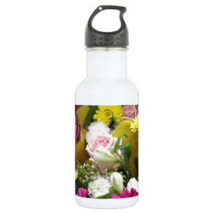 Botella De Agua Floraciones florales