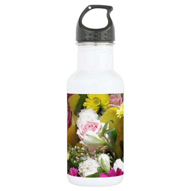 Botella De Agua Floraciones florales (Anverso)
