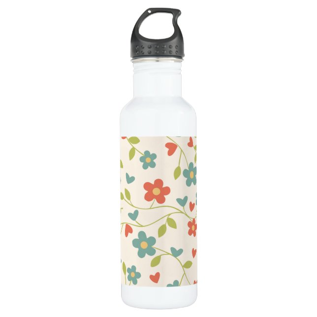 Botella de agua floral (Anverso)