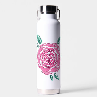 Botella De Agua Floral