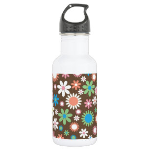 Botella De Agua Floral