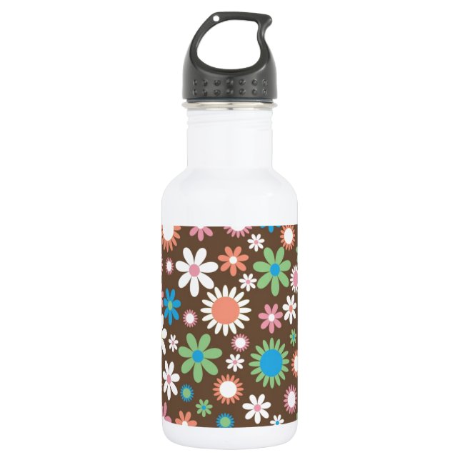 Botella De Agua Floral (Anverso)