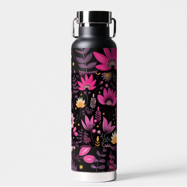 Botella De Agua Floral Adorable (Delantero)
