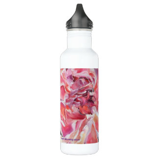 Botella de agua floral de Alaskan Peonies