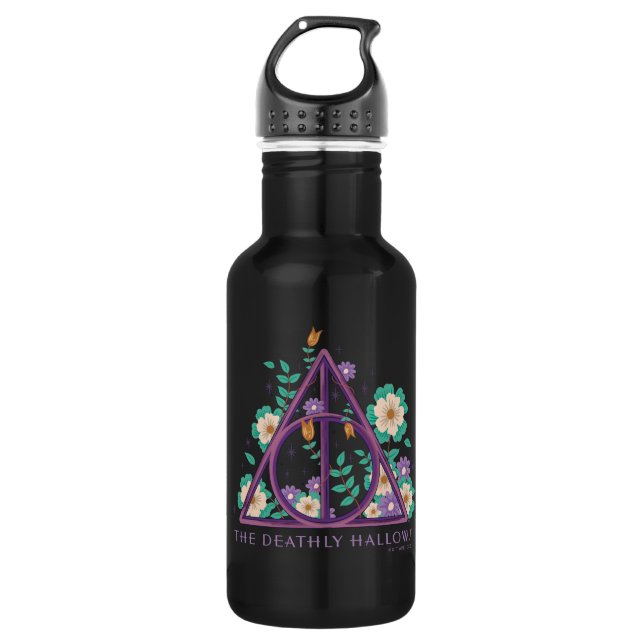 Botella De Agua Floral Deathly Hallow Graphic (Anverso)