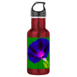 Botella De Agua Floral Morado-Rosa Fulgoroso