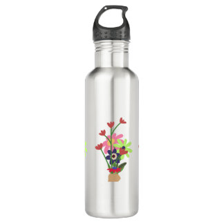 Botella De Agua floral mug