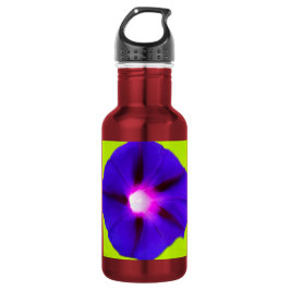 Botella De Agua Floral Purpura