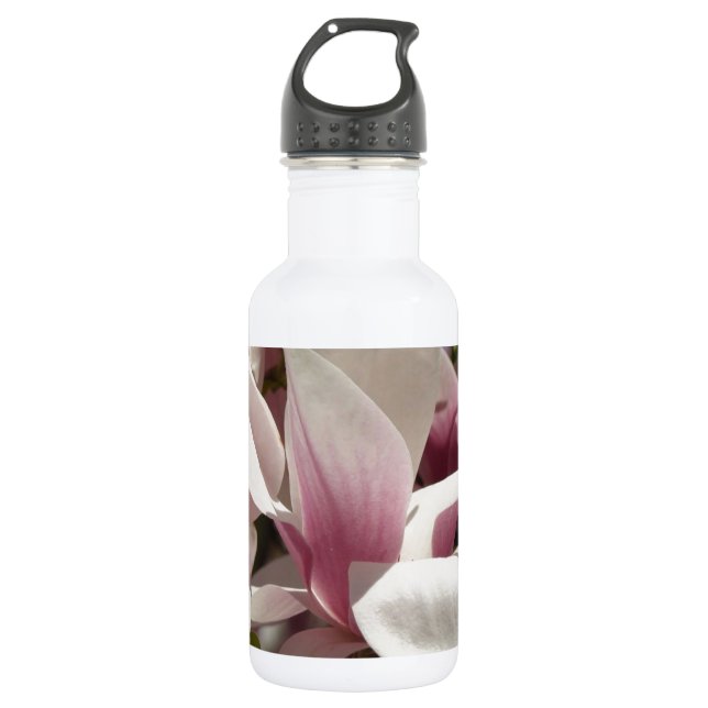 Botella De Agua Floral rosa (Anverso)
