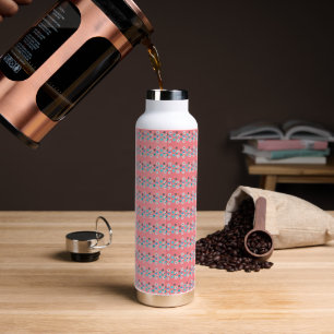 Botella De Agua Floral Rustica Moderna