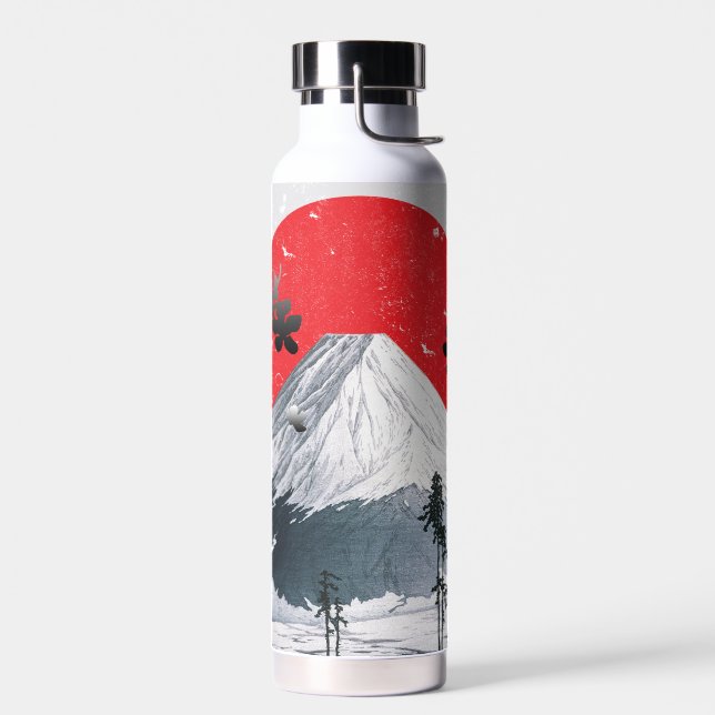 Botella De Agua Florecimiento de cerezos en el Fuji Japón (Izquierdo)