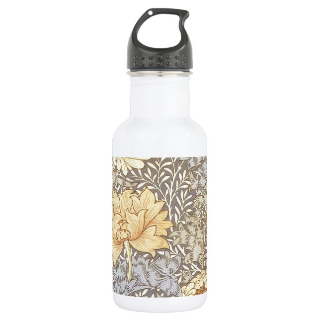 Botella De Agua Flores de crisantemo de William Morris (Anverso)