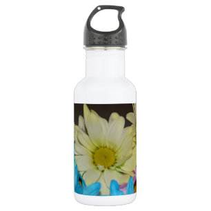Botella De Agua Flores de fiesta nupcial Daisy Peace Love Destiny