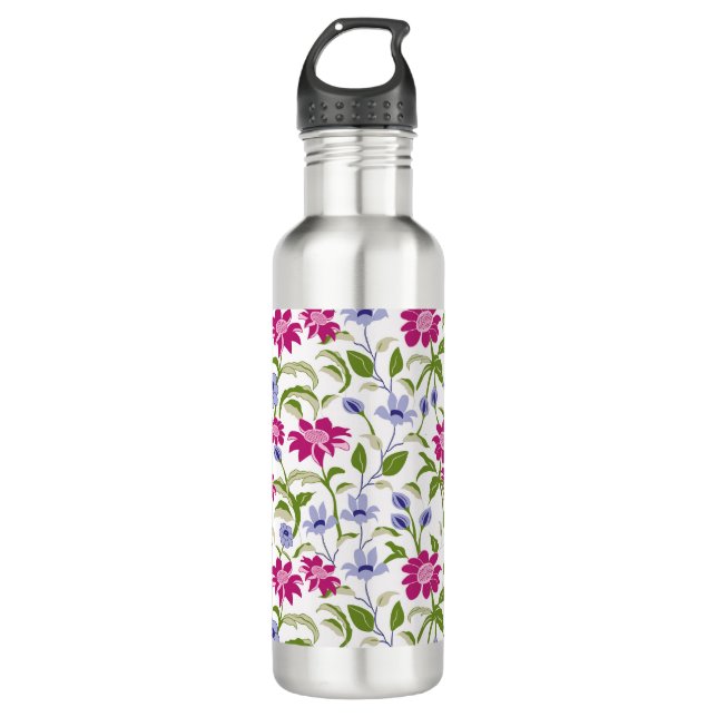 Botella De Agua Flores de primavera (Anverso)