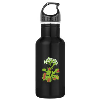 Botella De Agua Flores del atrapamoscas de Venus
