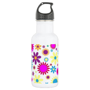 Botella De Agua Flores Dichosas