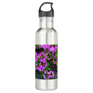 Botella De Agua Flores elegantes rosas azaleas rosas