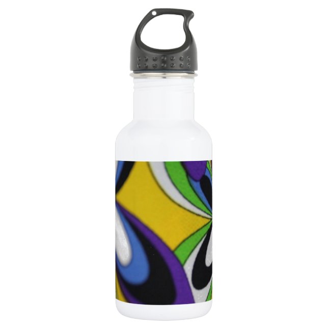 Botella De Agua Flores en Flor (Anverso)