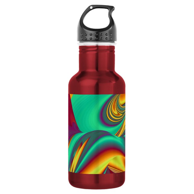 Botella De Agua Flores Mágicas de Primavera Verano Otoño (Anverso)
