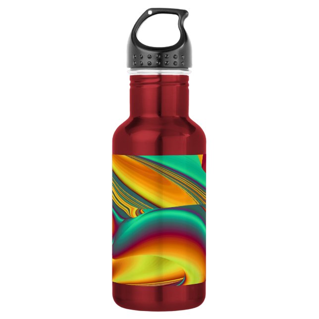 Botella De Agua Flores Mágicas de Primavera Verano Otoño (Anverso)