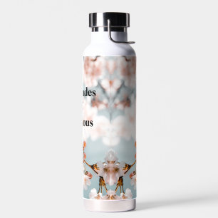 Botella De Agua Flores rosas 50 tonos de fabuloso