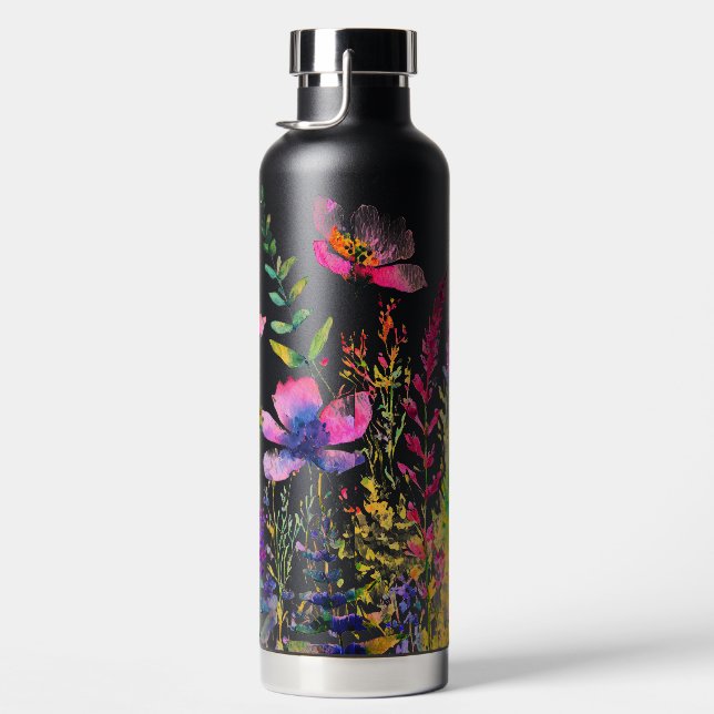 Botella De Agua Flores silvestres brillantes de primavera (Derecha)