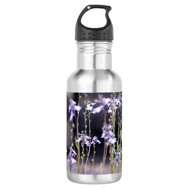 Botella De Agua Flores silvestres de lavanda (Anverso)