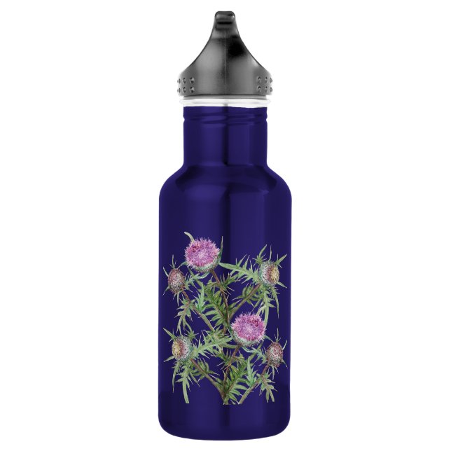 Botella De Agua Flores silvestres violeta (Derecha)