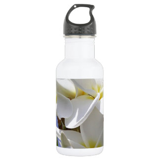 Botella De Agua Flores tropicales Plumeria