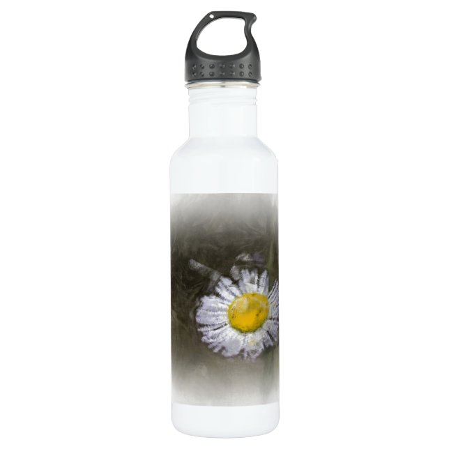 Botella De Agua FlorMarrón2 (Anverso)